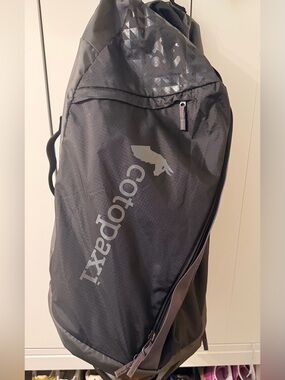 Cotopaxi Chumpi 35L Convertible Travel Duffel Backpack Black